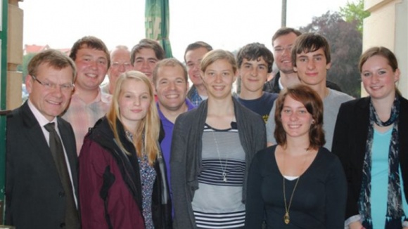 Gegenbesuch der Jungen Union Ellertal bei der JU Rendsburg